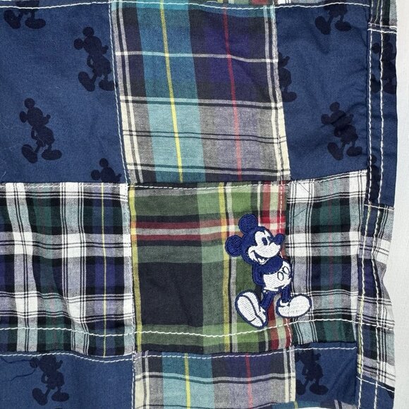 NWT Walt Disney World Cruise Line Patchwork Shorts Men’s 42 Mickey Embroidered - Picture 5 of 15